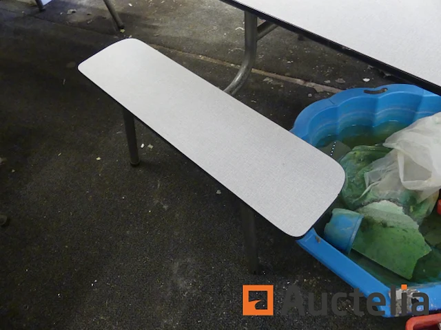 Schoolbank en kantinetafel - afbeelding 3 van  14