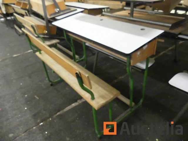 Schoolbank en kantinetafel - afbeelding 10 van  14