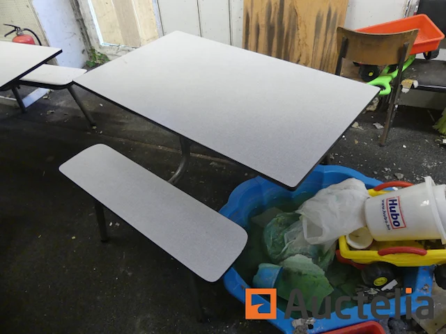 Schoolbank en kantinetafel - afbeelding 14 van  14