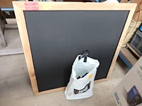 Schoolbord + toebehoren - afbeelding 1 van  2