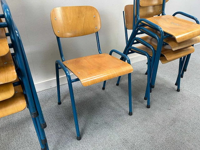 Schoolstoel - canteen chair (10x) - afbeelding 2 van  3