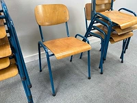 Schoolstoel - canteen chair (10x) - afbeelding 2 van  3