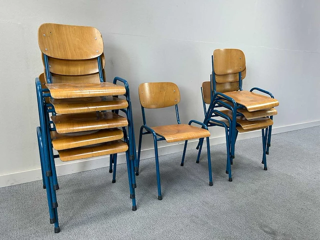 Schoolstoel - canteen chair (10x) - afbeelding 3 van  3
