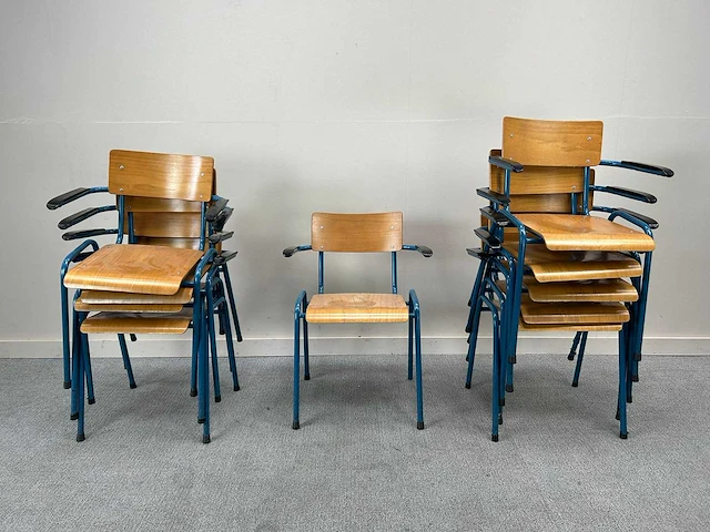 Schoolstoel - canteen chair (10x) - afbeelding 1 van  3