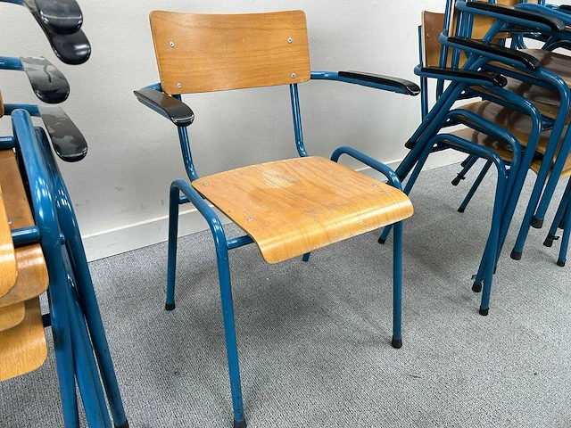 Schoolstoel - canteen chair (10x) - afbeelding 3 van  3