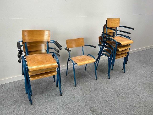 Schoolstoel - canteen chair (10x) - afbeelding 2 van  3