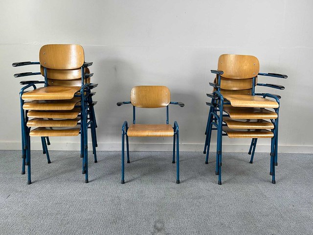 Schoolstoel - canteen chair (10x) - afbeelding 1 van  4