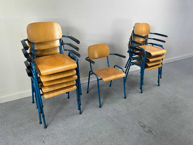 Schoolstoel - canteen chair (10x) - afbeelding 2 van  4