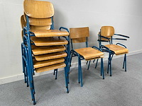 Schoolstoel - canteen chair (10x) - afbeelding 2 van  3