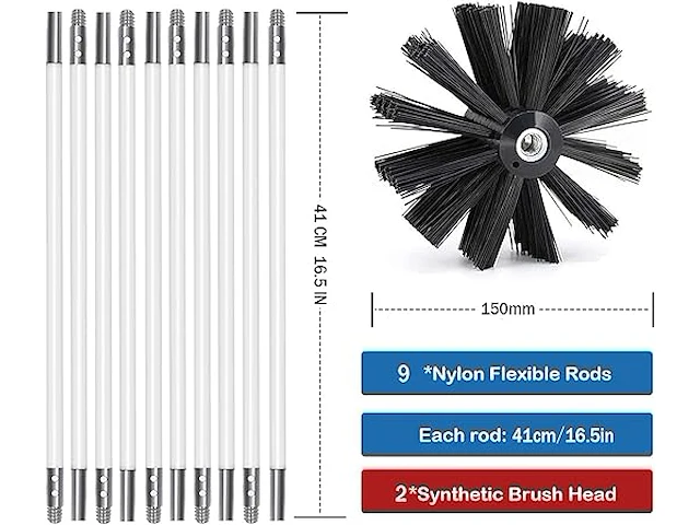 Schoorsteenborstelset - afbeelding 3 van  4