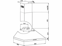 Schoorsteenkap amica kh 17286 s - afbeelding 3 van  4