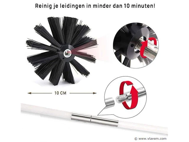 Schoorsteenreiniging borstel - afbeelding 5 van  5