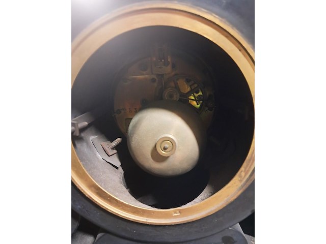 Schowklok leiesteen en marmer werking onbekend ( b 270mm h 290mm ) - afbeelding 4 van  4