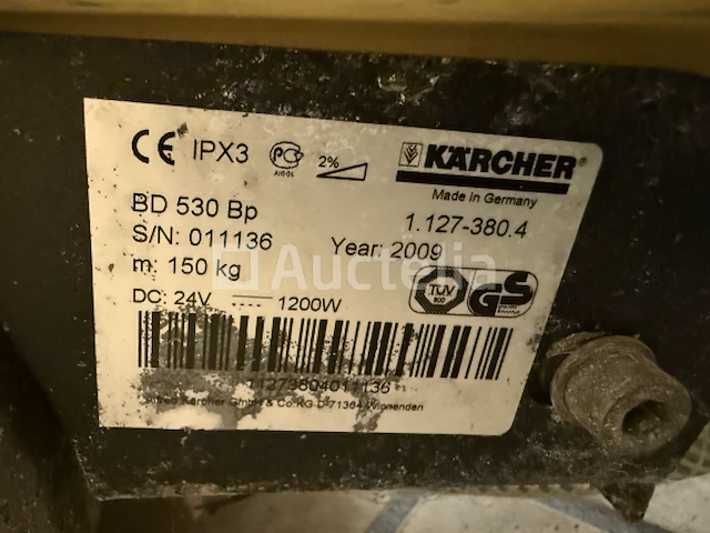 Schrob-/zuigmachine - kärcher bd 530 bp reinigingsmachine - afbeelding 10 van  18