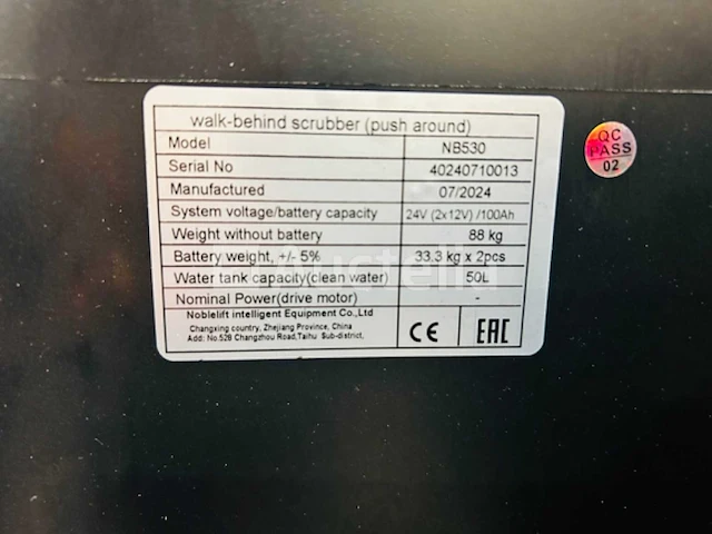 Schrobmachine noblelift nb530 - afbeelding 2 van  10