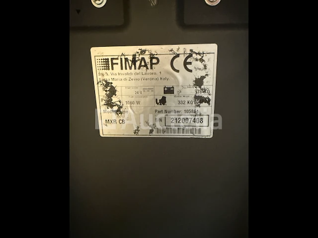 Schrobzuigmachine - fimap mxr reinigingsmachine - afbeelding 6 van  19