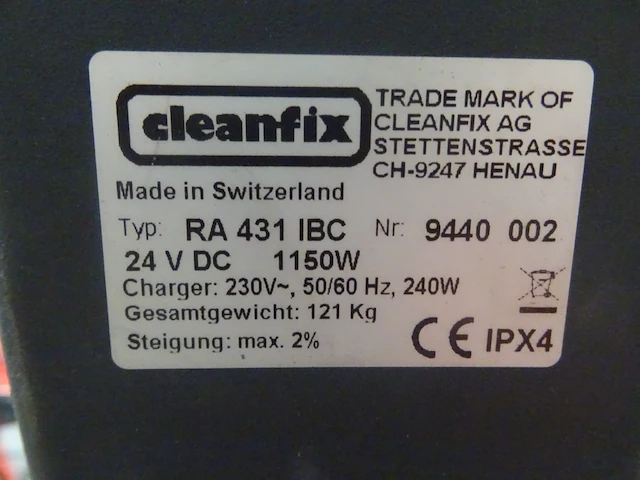 Schrobzuigmachine cleanfix - afbeelding 8 van  11