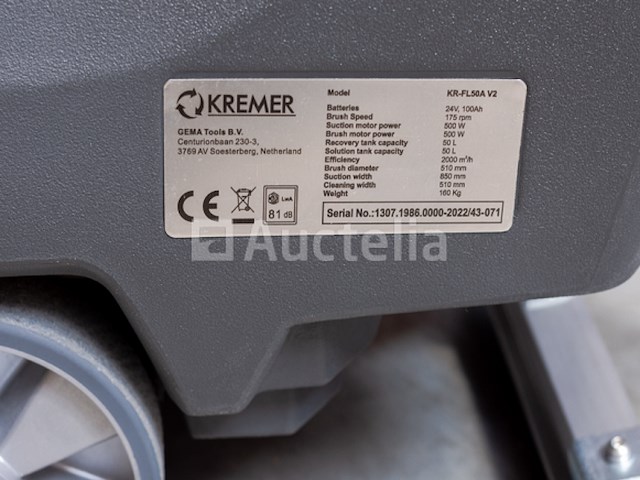 Schrobzuigmachine kremer kr-fl50a - afbeelding 15 van  23