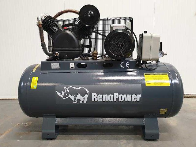 Schroefcompressor - renopower - bd5,5-200-12,5t - ongebruikt - afbeelding 1 van  6