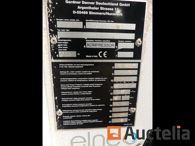 Schroefcompressor, droger en tank - afbeelding 3 van  9