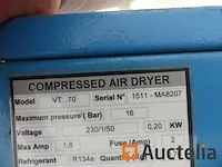 Schroefcompressor, droger en tank - afbeelding 6 van  9
