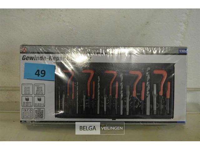 Schroefdraad reparatieset m5 - m12 130-dlg - afbeelding 1 van  3