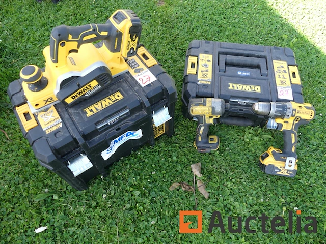 Schroefmachine dewalt dcd796, schroefmachine impact dewalt dcf 887, schaafmachine complete kit dewalt dcp580 - afbeelding 4 van  8