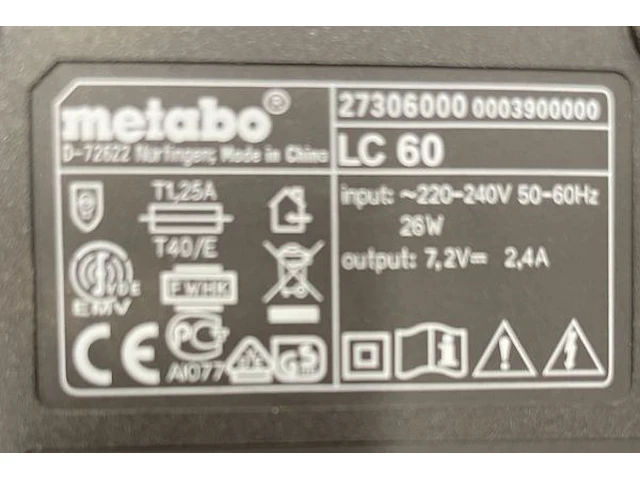 Schroefmachine metabo - afbeelding 3 van  4
