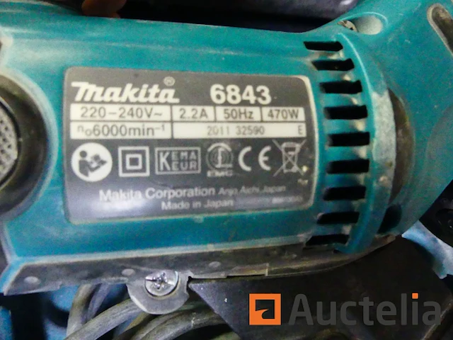 Schroefmachine voor stripschroef makita 6843 - afbeelding 3 van  6