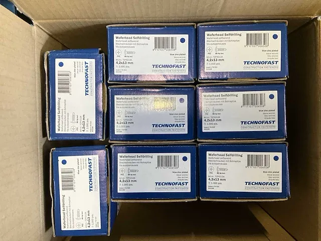 Schroeven technofast 4,2x13mm - gipsvezelplaatschroeven 3.9x55mm - afbeelding 2 van  14