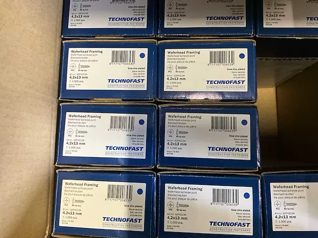 Schroeven technofast 4,2x13mm - gipsvezelplaatschroeven 3.9x55mm - afbeelding 3 van  14