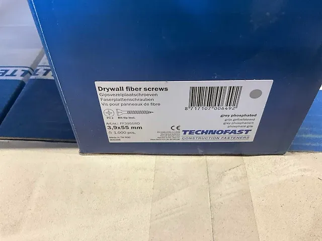 Schroeven technofast 4,2x13mm - gipsvezelplaatschroeven 3.9x55mm - afbeelding 9 van  14