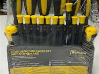 Schroevendraaierset 18 dlg in opbergrek - afbeelding 1 van  3