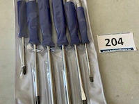 Schroevendraaierset 6 dlg 3x plat 3x kruis - afbeelding 1 van  3