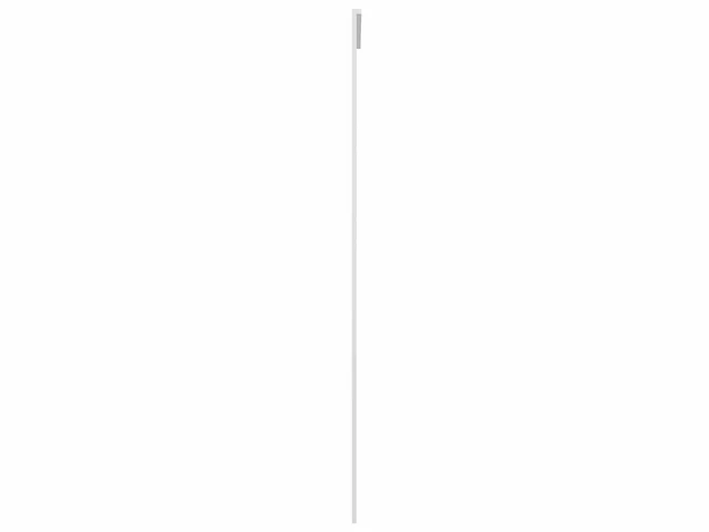 Schuifdeur - aluminium 76x205 cm wit - afbeelding 5 van  6
