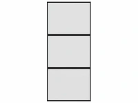Schuifdeur - zwart - gehard glas - aluminium - afbeelding 5 van  9