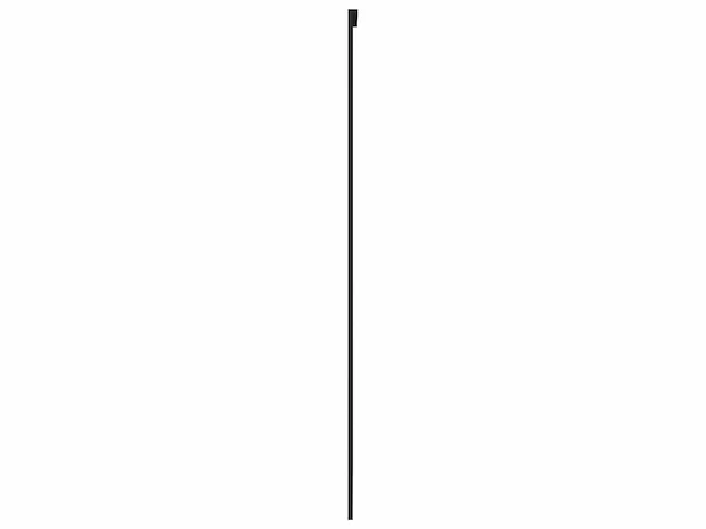 Schuifdeur - zwart - gehard glas - aluminium - afbeelding 6 van  9