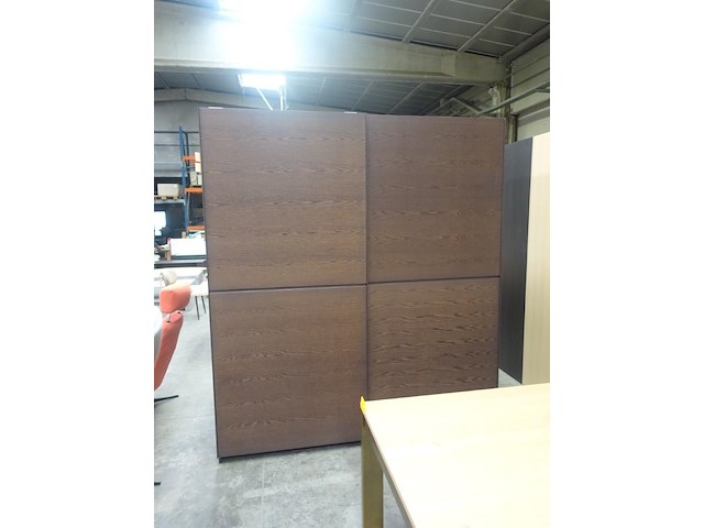 Schuifdeurkast eik - afbeelding 1 van  5