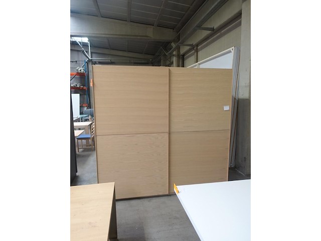 Schuifdeurkast eik - afbeelding 1 van  6