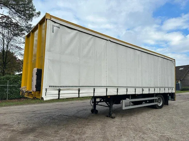 Schuifzeil oplegger netaf-fruehauf city trailer 1996 - afbeelding 1 van  1
