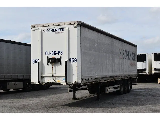 Schuifzeil oplegger pacton t3-001 2007 - afbeelding 1 van  1