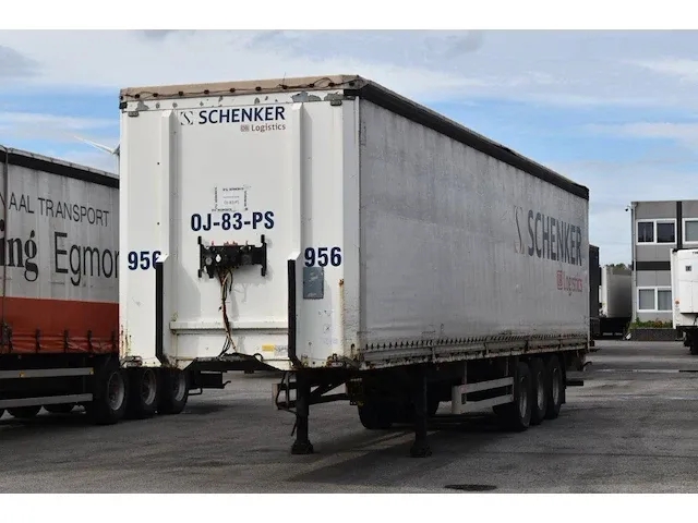 Schuifzeil oplegger pacton t3-001 2007 - afbeelding 1 van  1