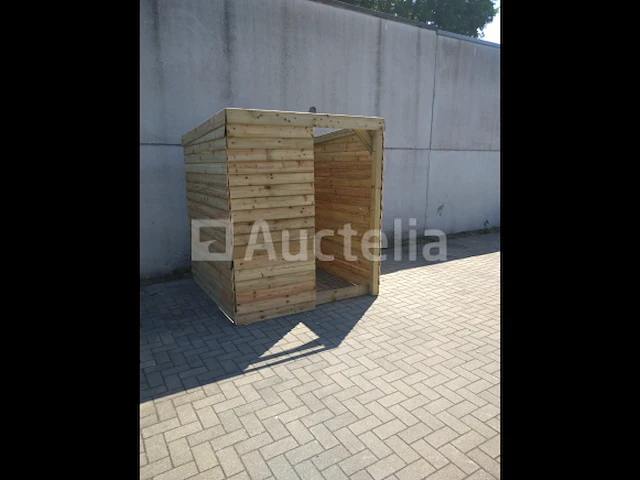 Schuilhut 1,80x1,80 met voorwand - afbeelding 4 van  4