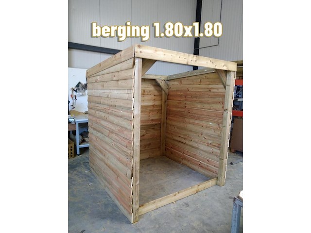 Schuilhut 1,80x1,80 - afbeelding 1 van  5