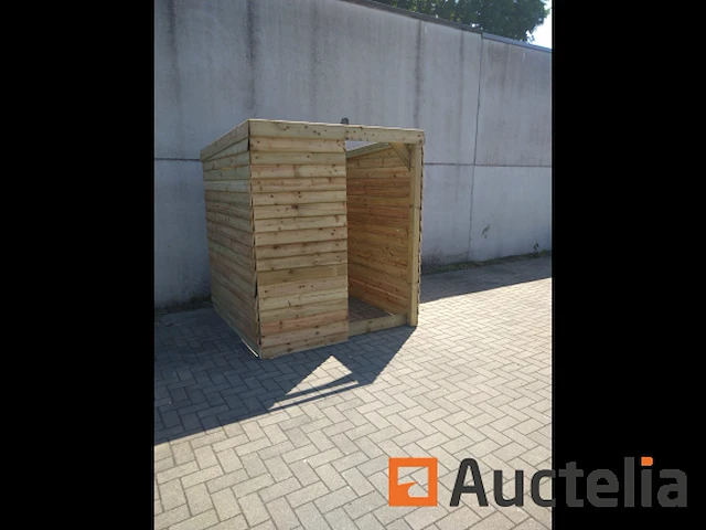 Schuilhut 1,80x3,60 met voorwand - afbeelding 1 van  4