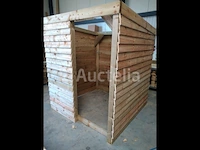 Schuilhut 1,80x3,60 met voorwand - afbeelding 2 van  4