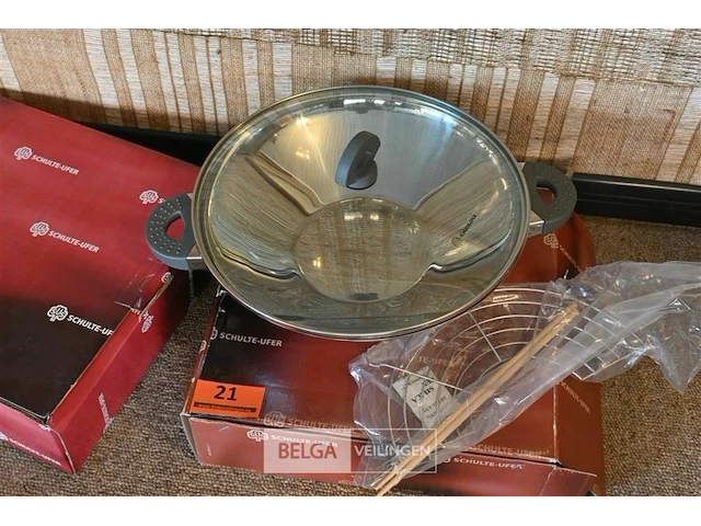 Schulte-ufer wok pan ø 34cm - afbeelding 1 van  2