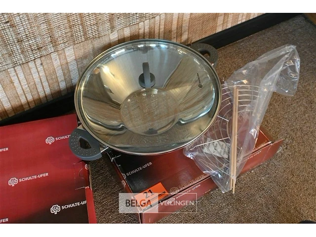 Schulte-ufer wok pan ø 34cm - afbeelding 2 van  2