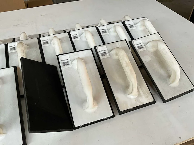 Schuurbord kunststof met zwart rubber (23x) - afbeelding 3 van  5