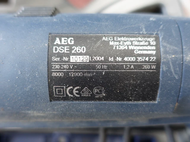 Schuurmachine aeg - afbeelding 2 van  2